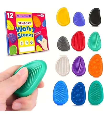 Soms wil je handen gewoon iets te doen geven…, Deze set van 6 zachte magnetische fidget ballen helpt onrust af te voeren en focus te ondersteunen. Elke bal heeft een eigen structuur, zodat