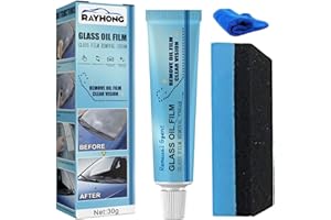 DINNIWIKL Car Glass Oil Film Cleaner, Car Windshield Oil Film Cleaner, Glass Film Removal Cream, Car Glass Waterproof Coating Agent (1pcs)