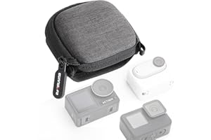 Honbobo Borsa Custodia per Insta360 GO 3S/Insta360 GO 3/OSMO Action 4/Action 3/per GoPro 12/11/10/9/8 Custodia da trasporto Borsa di stoccaggio Custodia protettiva Camera Accessori