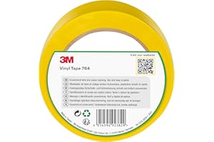 3M Nastro in vinile multiuso 764I giallo, 50 mm x 33 m