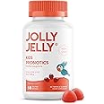 Kids Probiotics Tapioca Gummies - 60 Vegan Gummies - 5B CFU Bacillus Coagulans Live Bacterial Cultures Per Serving - Age 4+, Strawberry Flavour (1 Month Suppy) by Jolly Jelly