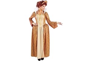 Fun Shack Tudor Dress Women, Medieval Queen Costume Women, Royal Costume Adult, Medieval Dress for Women, Tudor Dresses