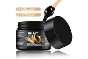 YCAAEO Shilajit Resin Himalayan 50 g – Résine Shilajit naturelle originale Force maximale 600 mg