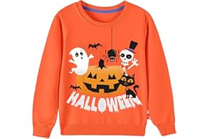 LXKA Kids Christmas Jumpers 1-7 Years Boys Girls Xmas Sweatshirts Jumper Toddler Santa Claus Reindeer Tops Present Baby T-Shirts Long Sleeve Cotton Outfits Gifts Tees Crew Neck Casual Winter Clothes