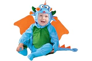 FIESTAS GUIRCA Déguisement Dragon Bleu bebé T-12/24 Mois