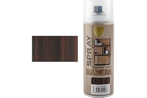 H HANSEL HOME Barniz Spray Especial para Madera - Acabado Madera Palisandro 400ml