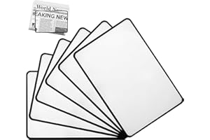 AEAOCVO 6 Pcs Page Magnifier for Reading 3X Lightweight Optical Plastic Full Page Magnifying Sheet for Seniors Low Vision Reading Small Prints Books Maps, Newspaper (7'' x 4.7'')