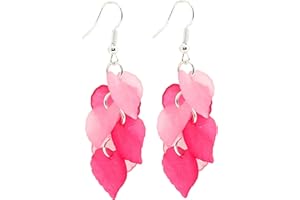 Bluebubble ENGLISH GARDEN Leaf Cluster Earrings on Gift Card
