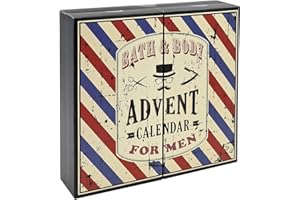 MATRASA Men Book Body Care Calendario dell'Avvento da uomo del 2024 apertura a libro