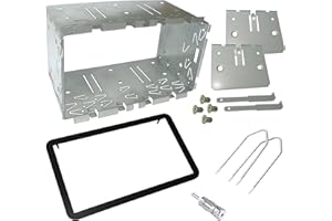 Sound-way Kit de Montage Autoradio, Façade Cadre de Radio 2 DIN, Adaptateur Compatible avec Alfa Romeo 159 2005-2011 / Brera 2005-2010