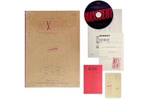 JACESS STRAY KIDS - Mini Album [MAXIDENT] (CASE Ver. / HAN Ver.) Paper Case + Photobook + CD-R + Lyrics Paper + Photocard + Unit Mini Folded Poster + 2 Pin Button Badges