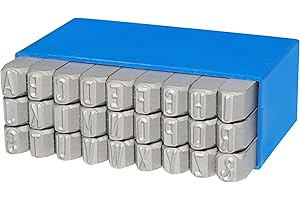 GRAVUREM-S Juego de punzones letras A-Z,& / 9mm