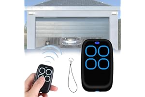 DVONE 250MHZ-913MHZ Telecommande Universelle, Multi Fréquences Compatibilité Duplicateur de Télécommande 4 Boutons pour Portes de Garage Voitures Motos, Signal Stable à 100 Mètres