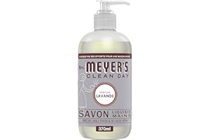 Mrs. Meyer's Clean Day - Gel Lavant Mains - Fabriqué avec des huiles essentielles* - Parfum Lavande - 1 x 370 ml