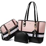 LOVEVOOK Borsa Donna Borse a Mano Donna Borse a tracolla Borse Tote elegante Pelle sintetica Borsa 3 o 4 pezzi Set