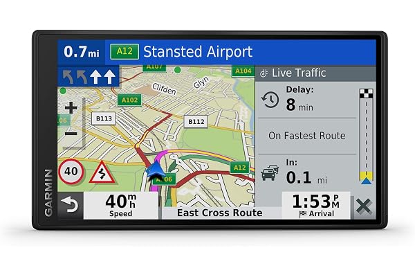 DriveSmart 65 Full EU LMT-D - Carte Europe entière (46 Pays) + cble info-trafic Inclus