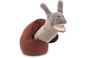 Folkmanis Snail Hand Puppet,Brown / Grey