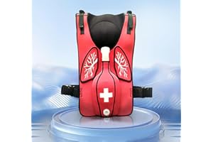 VIAFOREST Airway Obstruction Simulation Training Wearing Vest, Anti Choking Obstruction Trainer Vest, Adjustable Shoulder Straps and Waist Belt, for Nurse & Student First Aid Teaching