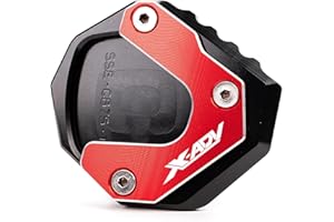 ZESIDIMO Ständer Motorrad Für HON-DA X-ADV XADV750 XADV 750 2017 2018 2019 Zubehör Stützplatte Seitlicher Verlängerungs Ständer X-ADV750 XADV (Rot, 2017-2019)