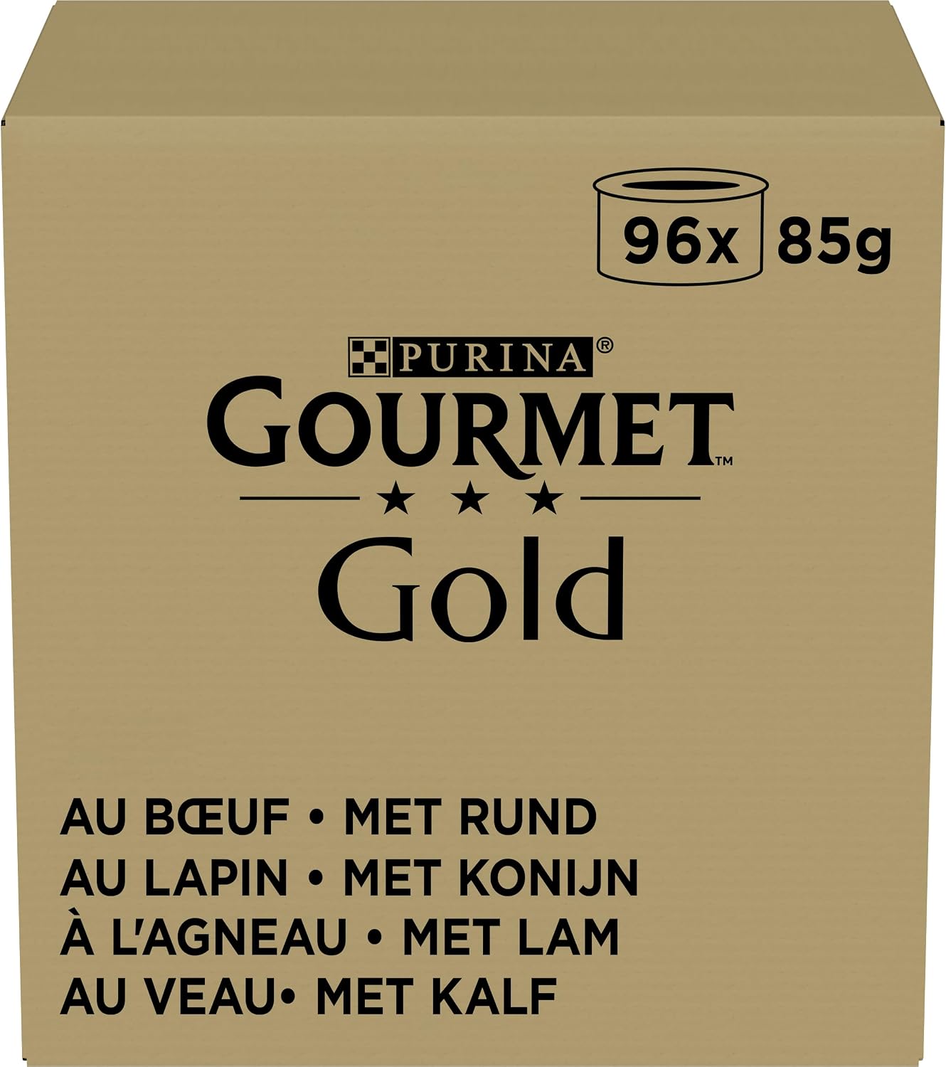 GOURMET GOLD Les Mousselines Viandes | 1 x (96 x 85 g)