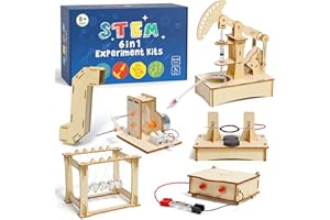 ADUSRIZ Experimente für Kinder ab 8 9 10 11 12 13 14, Elektronik Baukasten, Experimentierkasten, Elektro Baukasten für Kind, Holz Bausatz Kinder Spielzeug Geschenke ab 8 9 10 11 12 13 14 Jahre Jungen