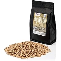 BBQ-Toro Beech Pellets aus 100% Buchenholz (1 kg) | Buchenpellets für Grill, Smoker, Pellet-Pizzaofen und…