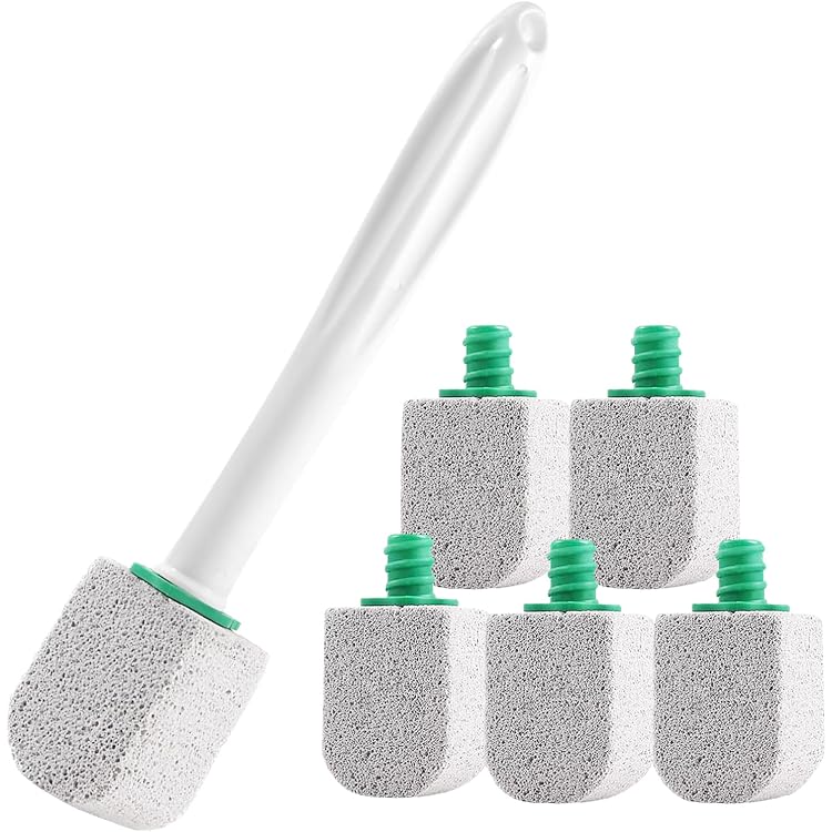 4x Bimsstein-Toilettenreiniger Mit Griff – Natürlicher Kalk- & Urinsteinentferner