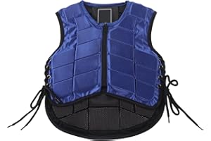 Leapiture Gilet équestre Gilet De Protection Corps Mousse Rembourré Sécurité équitation équipement De Protection pour Jeunes Cavaliers Domaine équestre