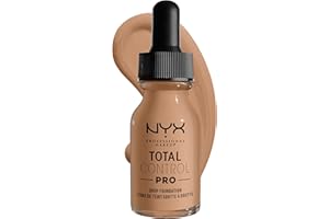NYX Professional Makeup Total Control Pro Drop Foundation, Precise Dosage, Customised and Buildable Coverage, Vegan Formula, True-to-Skin Finish, 13 ml, Shade: Classic Tan