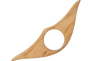 TILISMA Porte-page en bois – Fait à la main en chêne naturel – Accessoires de lecture Cadeaux pour les amateurs de livres, les bibliothécaires, les vers de livres, les enseignants (grand)