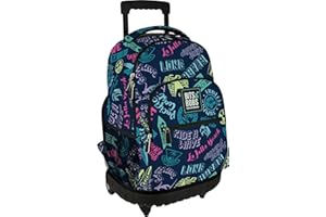 GRAFOPLAS Grafoplás - Mochila Escolar con Ruedas, Carro Integrado, 29 Litros, 52x37x25cm