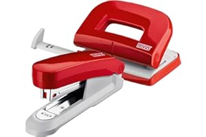 Novus - Juego de utensilios de escritorio (E 15/E 210), color rojo