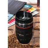 Senone Lens Mug Lens Mug Thermos Mug For Coffee And Tea Decorative Gift For Photo Enthusiasts 350ml (Plastic Cover