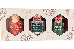 MAISON CRÉTET MAISON CRETET | COFFRET GOURMAND DE NOEL | Miel, bonbons, grog