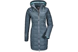 Killtec Damen Skane Wmn Quilted Prk Parka In Daunenoptik Mit Abzippbarer Kapuze