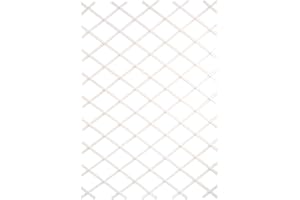 Verdemax 7551 3 x 1 m PVC Extensible Trellis - White