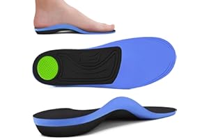 KIAMXNE Orthotic Insole,Arch Support for Insole,Plantar Fasciitis Insole,Trimable Size,for Over Pronation,Metatarsalgia,Flat Feet,Heel Pain, Insoles for Men and Women (S (UK W'S5.5-6.5,EU W'S38-40))