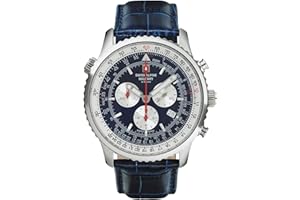 Swiss Alpine Military Orologio da uomo analogico al quarzo 7078.9 in pelle