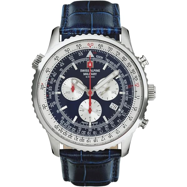 Swiss Alpine Militare Orologio Cronografo da Uomo Analogico Quarzo 7047.9144SAM