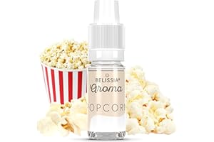 ‎BELISSIA Belissia Lebensmittelaroma - Popcorn - Hochdosiertes Lebensmittel Aroma 10ml. Zur Verwendung in Lebensmitteln & Getränken für Vernebler, Nebelmaschinen, Diffuser uvm.