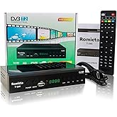 Romicta Decodificador TDT HD - DVB-T2 H.265 HEVC FTA Full HD PVR, USB, HDMI, SCART, Sintonizador de TV Digital Terrestre, Rec