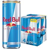 Red Bull Enerji İ&ccedil;eceği Şekersiz 250 ml (4&rsquo;l&uuml; paket 4x250 ml)