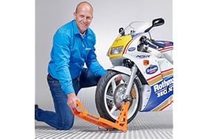 ‎DATONA Motorrad Montageständer Frontheber Motorradheber MotoGP Vorderrad - Orange