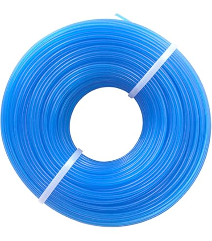 PLULON Rasentrimmerdraht 1,6mm - 2x20m Nylon Schnur Für Gartentrimmer