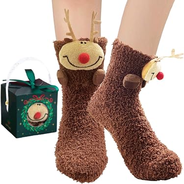 LANLEO 5/6 Paia Di Calzini Da Donna Super Morbidi E Caldi In Peluche Per Dormire In Casa In Inverno 5 Paia Tinta Unita Stile E~p113256904