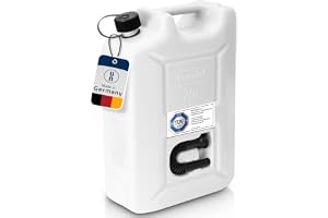 hünersdorff Professionell bränslebehållare 20 l för bensin, diesel och andra farliga varor, UN-godkännande, tillverkad i Tyskland, TÜV-testad produktion, natur