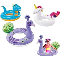 3-tlg. Schwimmring Set - Biene Flamingo Waschbär Tierringe Für Kinder