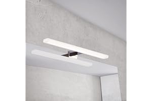 DILUMEN Lámpara de Espejo de Baño LED, 5W 600lm 30cm, Lámpara de Espejo de Baño Montada en Pared, Blanco Natural 4000K, Iluminación de Gabinete de Espejo 230V IP44(30cm-4000K)