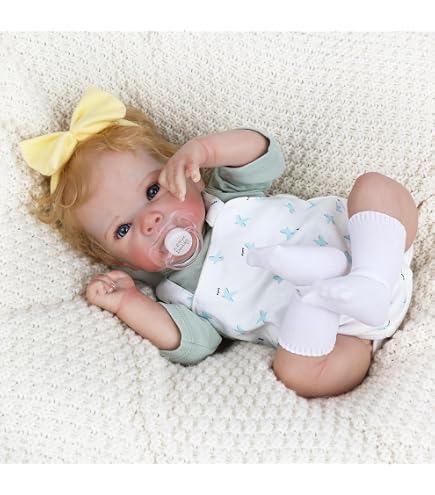 RUNGQIANY BéBé Reborn VêTements - 50cm-55cm, 4 Saisons, Lavable, Convient aux Garçons et Filles - Ensemble Fauve