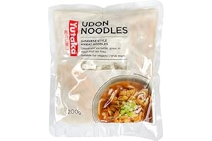Yutaka Wok-Ready Udon Noodles 200g | Thick, Chewy Japanese-Style Noodles | Perfect for Stir-Fries, Soups & Quick Meals | Ready to Heat & Serve | Vegan & No Preservatives